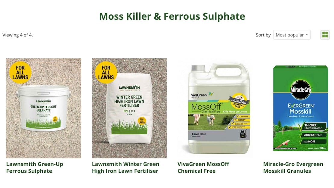 which moss killer to use